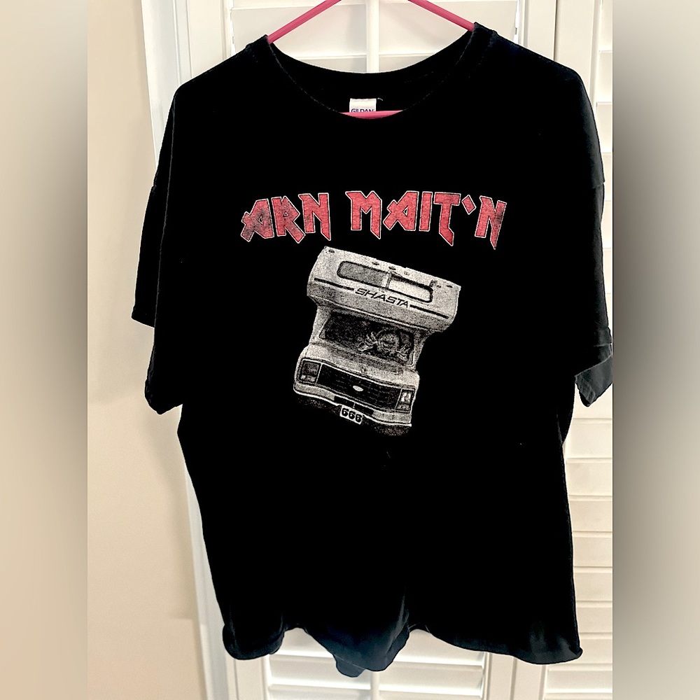 ARN MAIT’N Iron Maiden Tribute Vintage Band Graphic Tee shirt REAPER Sz XL